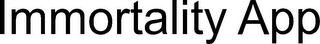IMMORTALITY APP logo