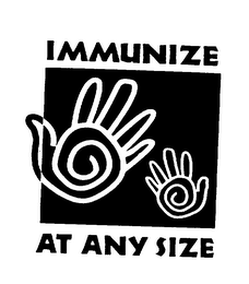 IMMUNIZE AT ANY SIZE logo
