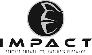 IMPACT EARTH'S DURABILITY, NATURE'S ELEGANCE logo