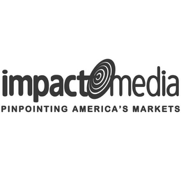 IMPACT MEDIA PINPOINTING AMERICA'S MARKETS logo
