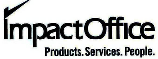 IMPACT OFFICE PRODUCTS. SERVICES. PEOPLE. logo