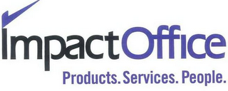 IMPACT OFFICE PRODUCTS. SERVICES. PEOPLE. logo