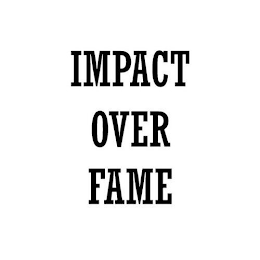 IMPACT OVER FAME logo
