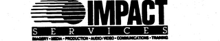 IMPACT SERVICES IMAGERY-MEDIA-PRODUCTION-AUDIO/VIDEO-COMMUNICATIONS-TRAINING logo
