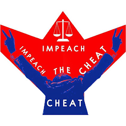 IMPEACH THE CHEAT logo