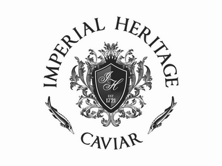 IMPERIAL HERITAGE CAVIAR IH EST 1721 logo