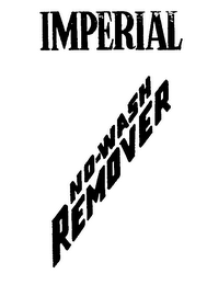 IMPERIAL NO-WASH REMOVER logo