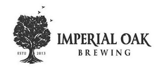 IMPERIAL OAK BREWING ESTD 2013 logo