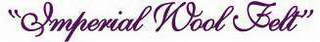 "IMPERIAL WOOL FELT" logo