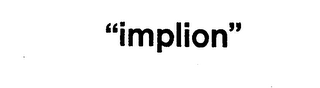 "IMPLION." logo