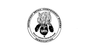 IMPORTANT RETAIL INDEPENDENT STORES ASSOCIATION IRIS PRODUCTS logo