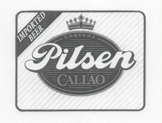 IMPORTED BEER PILSEN LA PRIMERA CERVEZA CALLAO logo