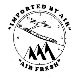 "IMPORTED BY AIR" "AIR FRESH" logo