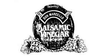 IMPORTED DON MARCELLO BALSAMIC VINEGAR OF MODENA logo