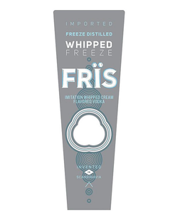 IMPORTED FREEZE DISTILLED WHIPPED FREEZE FRÏS IMITATION WHIPPED CREAM FLAVORED VODKA INVENTED IN SCANDINAVIA