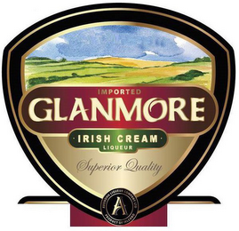 IMPORTED GLANMORE · IRISH CREAM · LIQUEUR SUPERIOR QUALITY AVONDHU LIQUEUR COMPANY LTD. A PRODUCT OF IRELAND logo