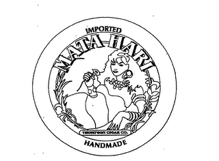 IMPORTED MATA HARI THOMPSON CIGAR CO. HANDMADE logo