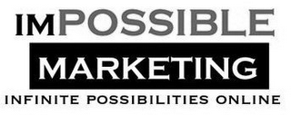 IMPOSSIBLE MARKETING INFINITE POSSIBILITIES ONLINE logo