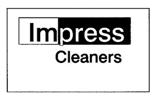 IMPRESS CLEANERS logo