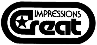 IMPRESSIONS GREAT logo