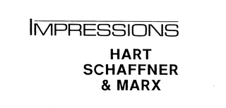 IMPRESSIONS HART SCHAFFNER & MARX logo
