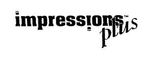 IMPRESSIONS PLUS logo