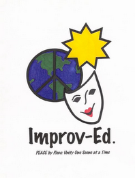 IMPROV-ED. PEACE BY PIECE: UNITY ONE SCENE AT A TIME logo