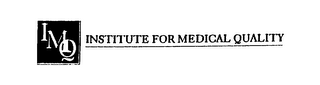 IMQ INSTITUTE FOR MEDICAL QUALITY logo