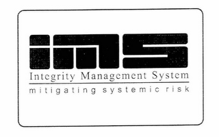 IMS INTEGRITY MANAGEMENT SYSTEM MITIGATING SYSTEMIC RISK logo