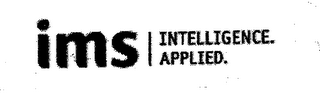 IMS INTELLIGENCE. APPLIED. logo