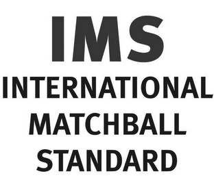 IMS INTERNATIONAL MATCHBALL STANDARD logo
