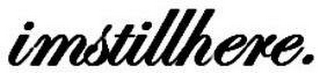 IMSTILLHERE. logo