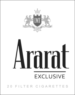 IMT INTERNATIONAL MASIS TABAK ARARAT EXCLUSIVE 20 FILTER CIGARETTES logo