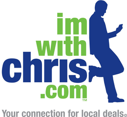 IMWITHCHRIS.COM YOUR CONNECTION FOR LOCAL DEALS logo