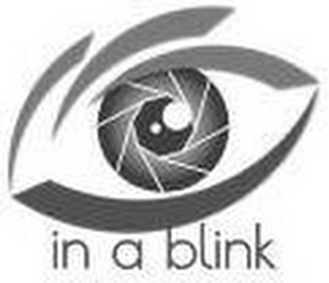 IN A BLINK logo