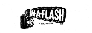 IN-A-FLASH INC. 1-HR. PHOTO logo