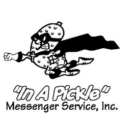 "IN A PICKLE" MESSENGER SERVICE, INC. logo