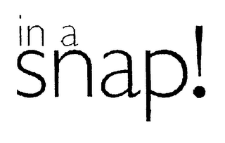 IN A SNAP! logo