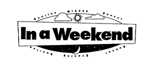 IN A WEEKEND logo
