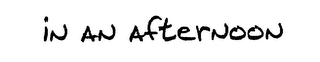 IN AN AFTERNOON logo