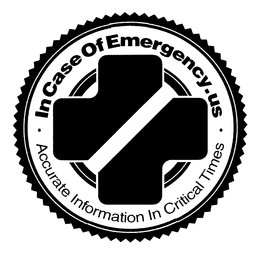 IN CASE OF EMERGENCY.US ACCURATE INFORMATION IN CRITICAL TIMES logo