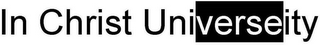 IN CHRIST UNIVERSEITY logo