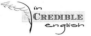 IN CREDIBLE ENGLISH logo