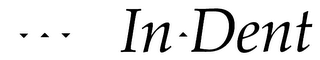 IN DENT logo