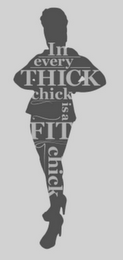 IN EVERY THICK CHICK IS A FIT CHICK logo