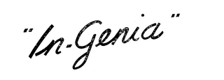 "IN-GENIA" logo