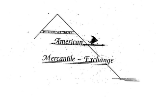 IN GOD WE TRUST AMERICAN MERCANTILE EXCHANGE logo