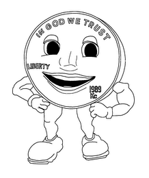 IN GOD WE TRUST LIBERTY 1989 KC logo