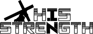 IN HIS STRENGTH logo