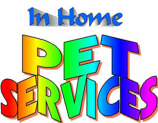 IN HOME PET SERVICES logo